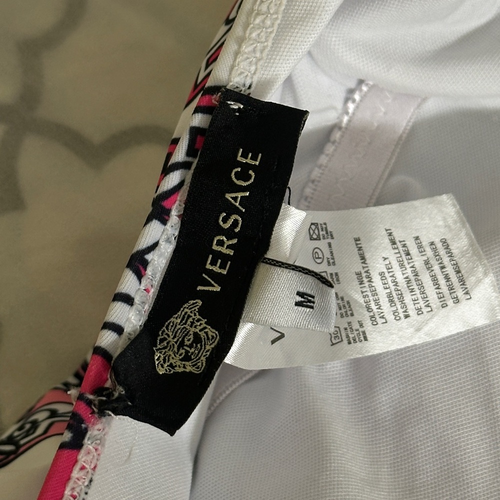 Versace Multicolor Medusa Print Swimsuit - Picture 3 of 9